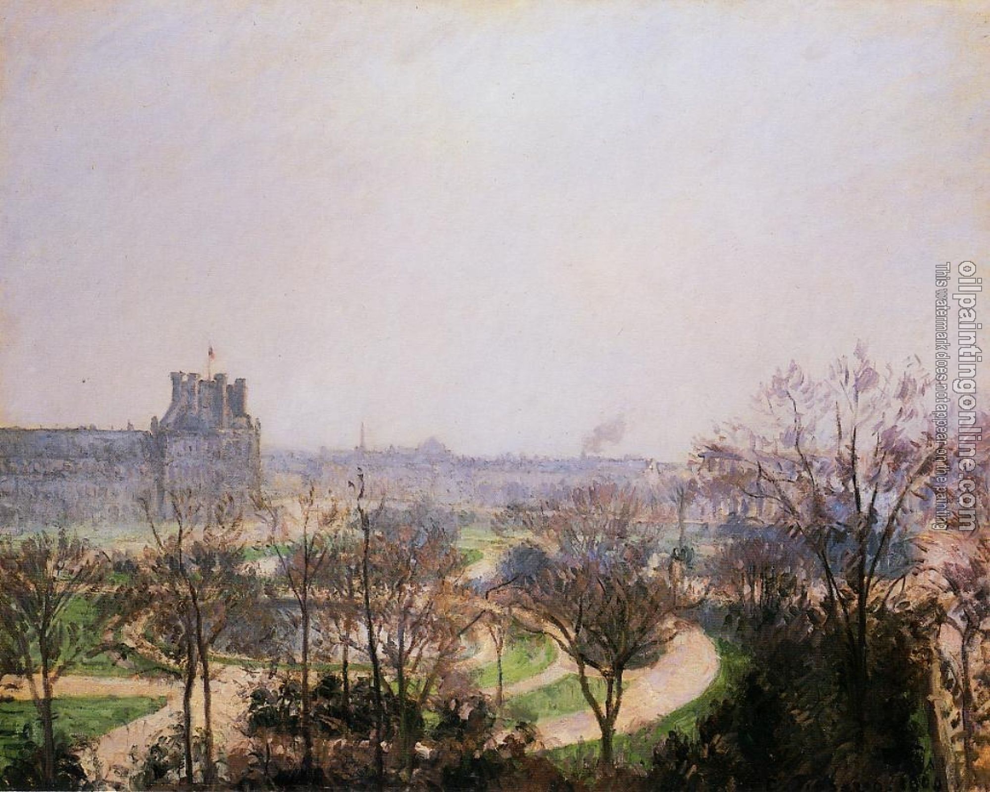 Pissarro, Camille - The Tuileries Gardens